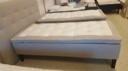 Luna ramsäng 90*200 cm inari 91 ljusgrå Latex bm medium