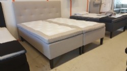 Luna ramsäng 90*200 cm inari 91 ljusgrå Latex bm medium