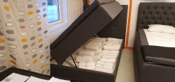 Smart säng 120*200 med förvaring inari 96 grå/svart