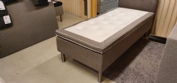 Siesta lyx ram säng 90*200 cm Agge grey