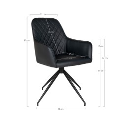 Harbo Dining Chair with Swivel