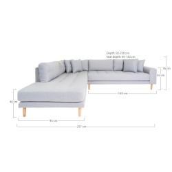 Lido Corner Sofa With Open End
