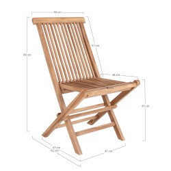Toledo Teak Dining Chair