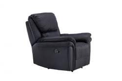 Recliner fåtölj Svart