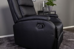 Reclinerfåtölj BIO svart