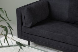 Kool 3 sits soffa svart